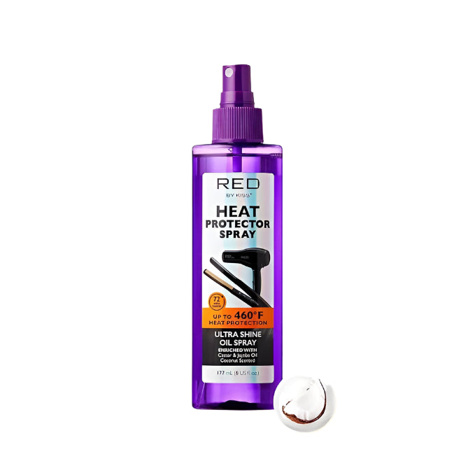 Red By Kiss Heat Protector Spray Ultra Shine Oil Spray - 6 fl oz