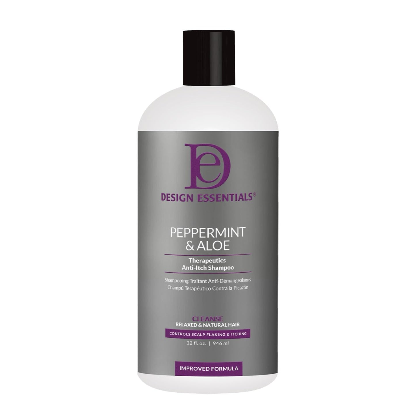 Design Essentials Peppermint & Aloe Therapeutics Anti-Itch Shampoo - 32 fl oz