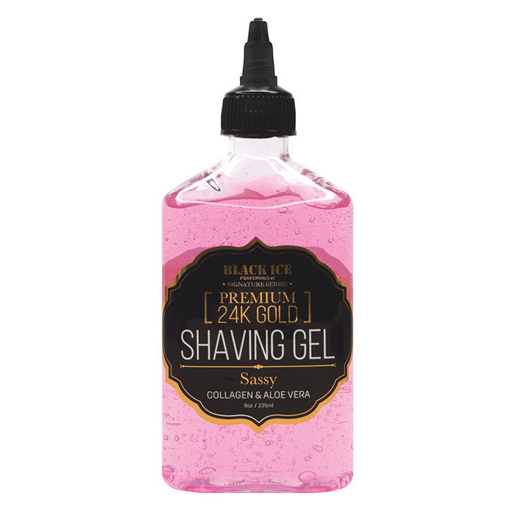 Black Ice Premium 24K Gold Shaving Gel - Sassy