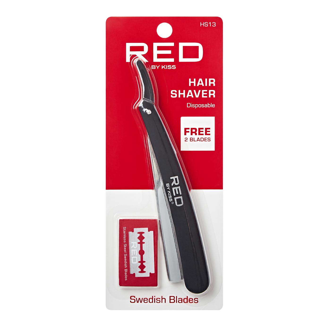 Red By Kiss Hair Shaver Disposable Swedish Blades
