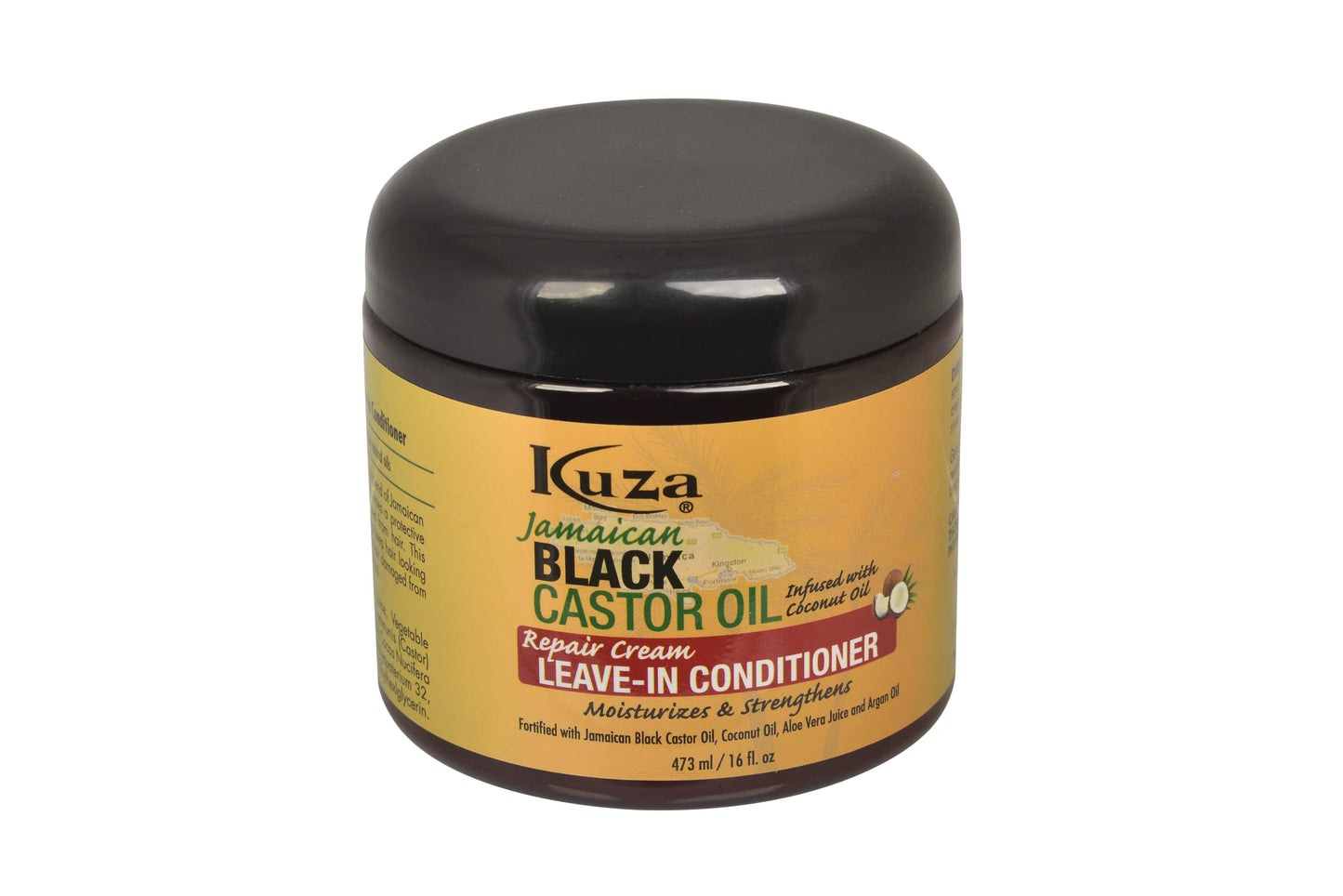 Kuza Jamaican Black Castor Oil Repair Cream Leave-in Conditioner - 16 fl oz