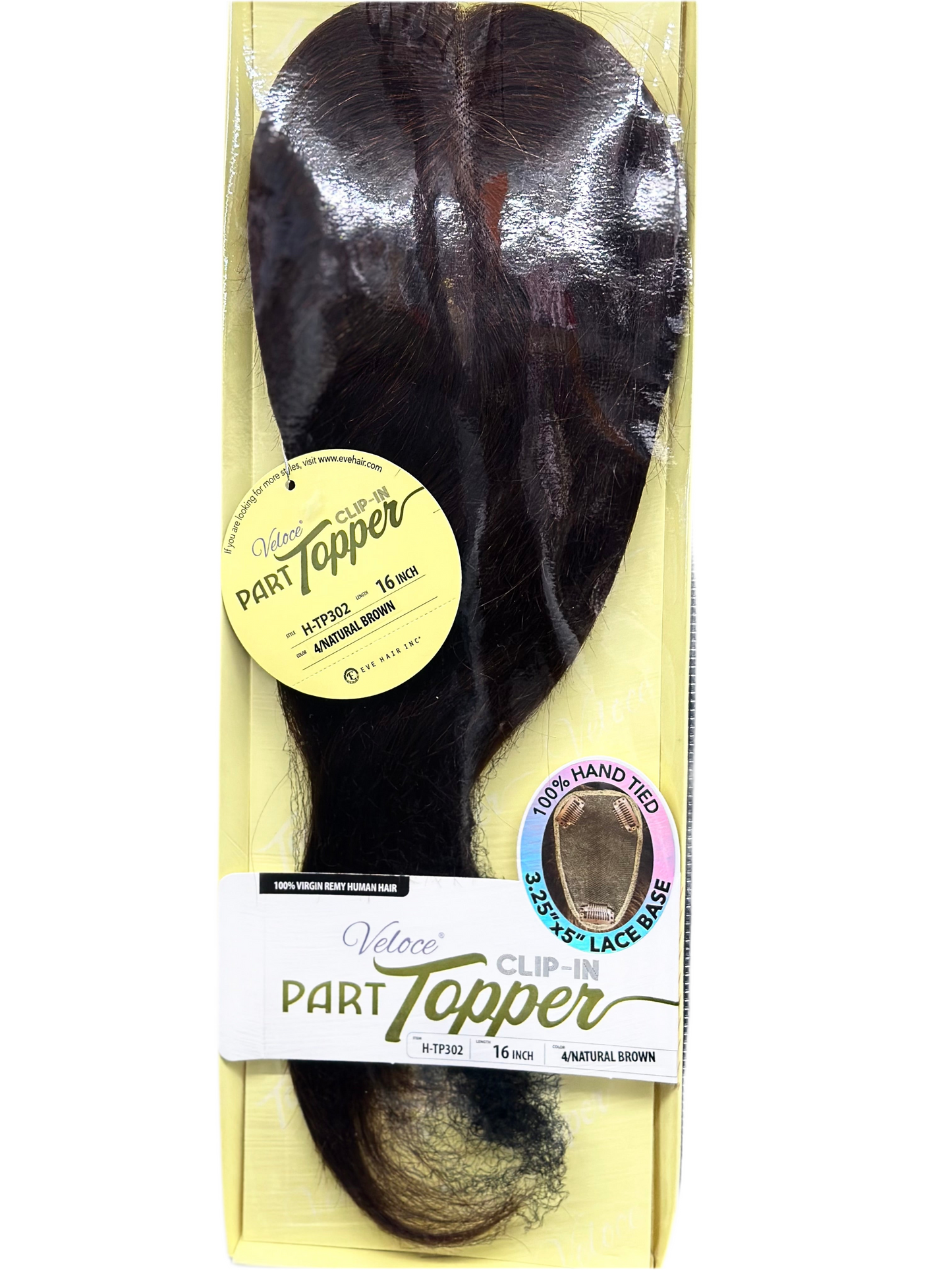 Veloce Part Topper Clip-in 16 inch