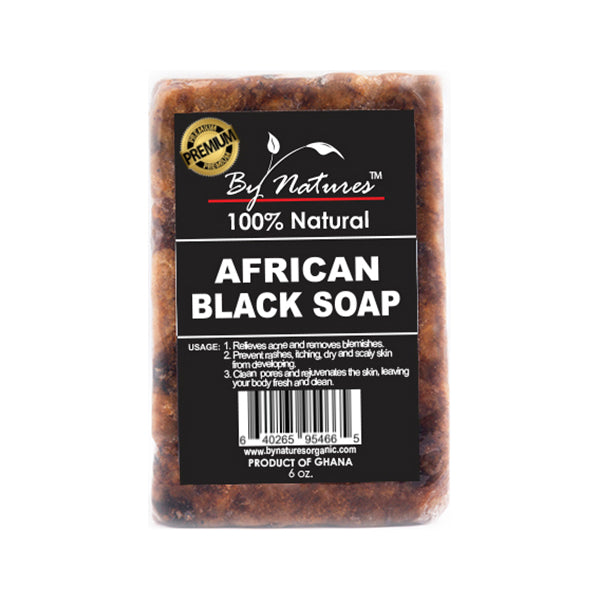 By Natures African Black Soap 6.5 oz