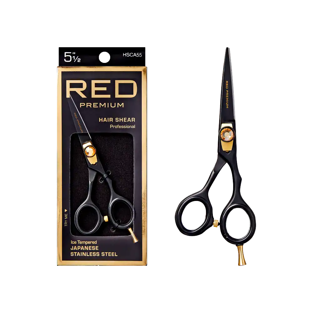Red Premium Hair Shear - 5"1/2