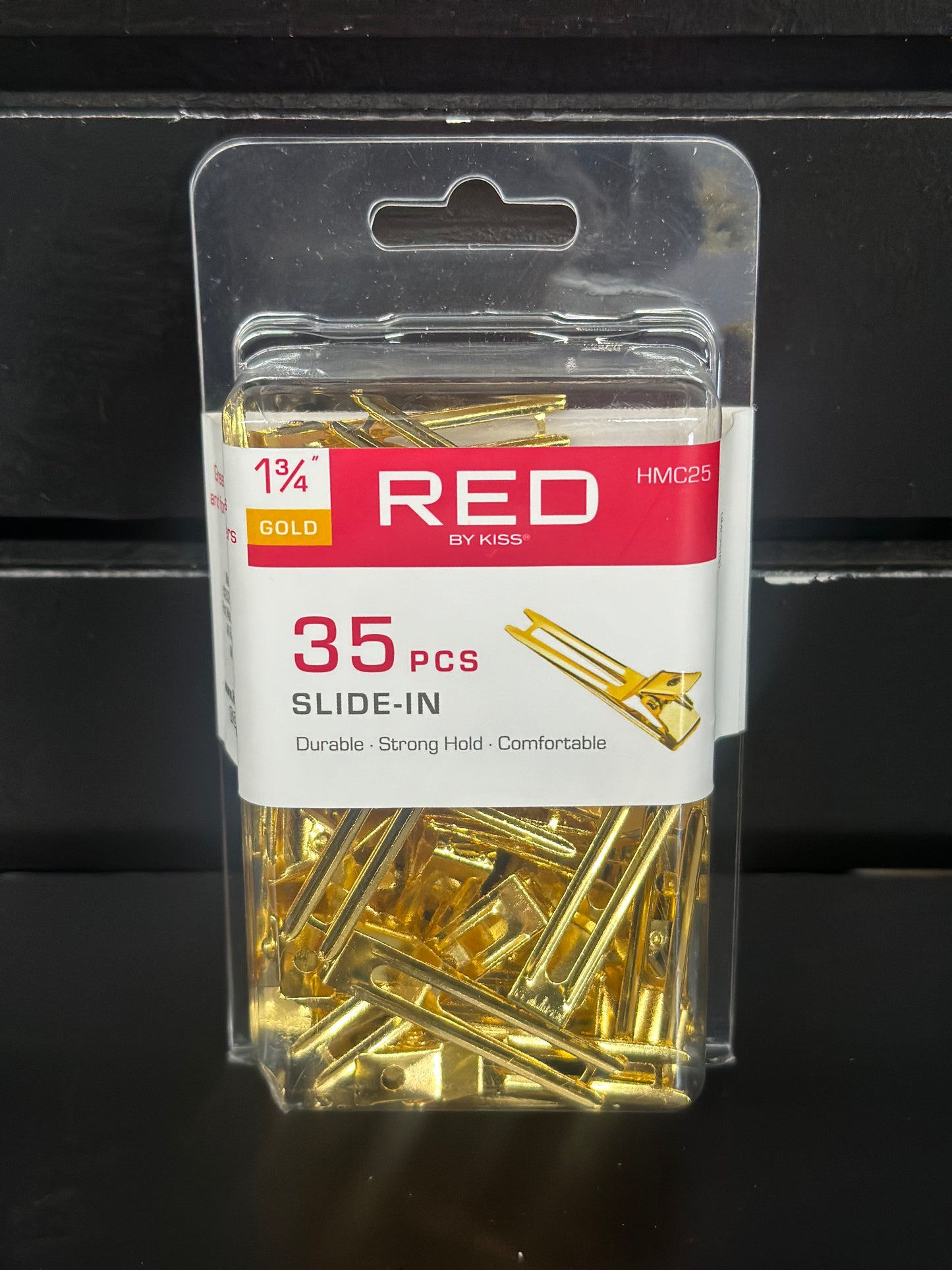 Red By Kiss 1 3/4 Slide-in -35 pcs - gold