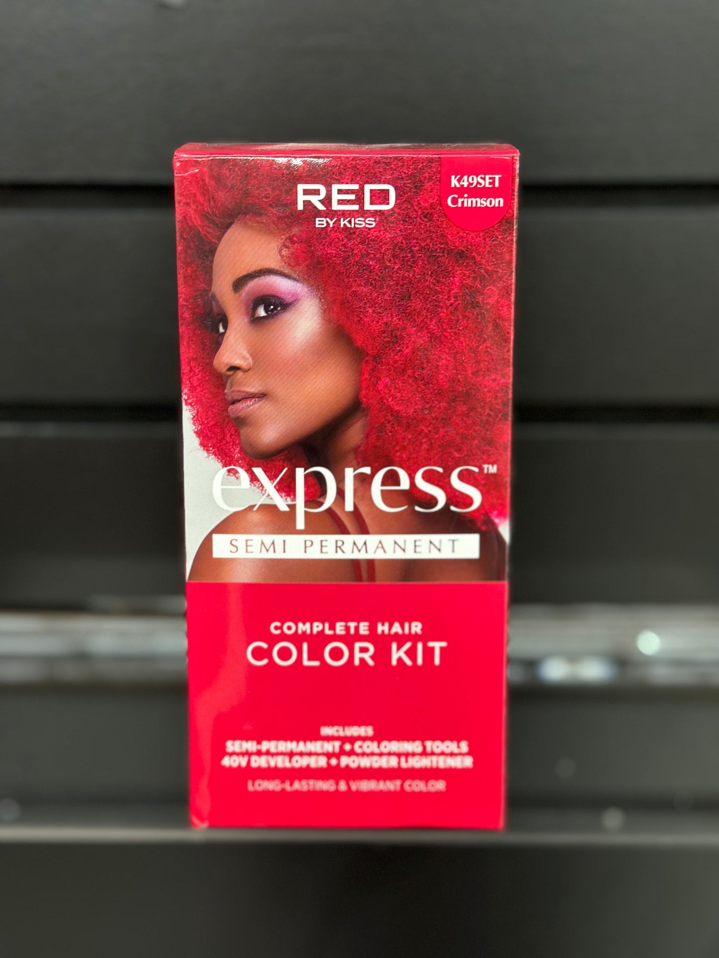 Red By Kiss ( Crimson) Semi- Permanent Color Kit