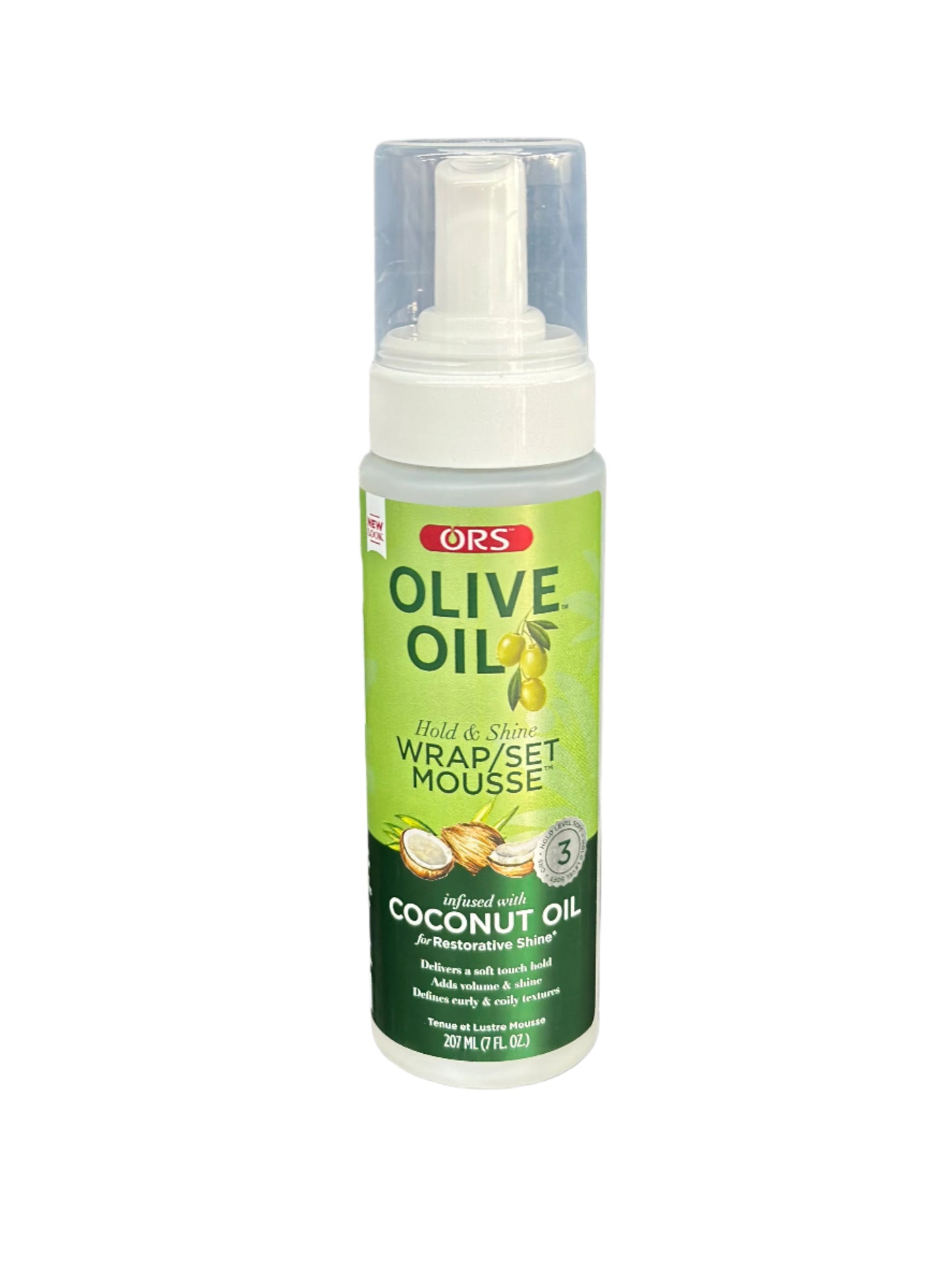 ORS Olive Oil Hold & Shine Wrap/Set Mousse
