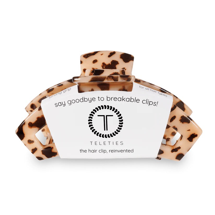 TELETIES Blonde Tortoise Hair Clip