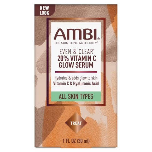 Ambi Even & Clear 20% Vitamin C Glow Serum - 1 fl oz