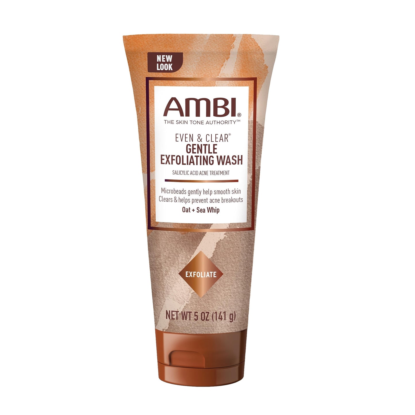 Ambi Even & Clear Gentle Exfoliating Wash ( Oat & Sea Whip) - 5 oz