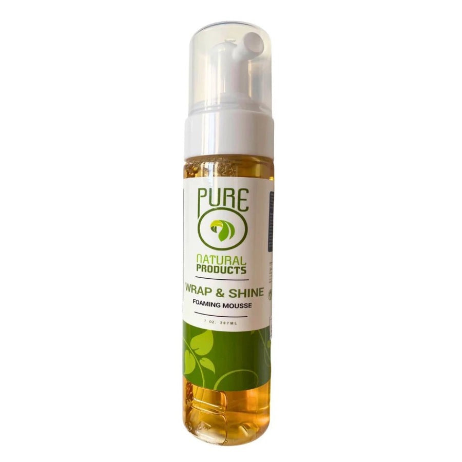 Pure Natural Products Wrap & Shine foaming Mousse