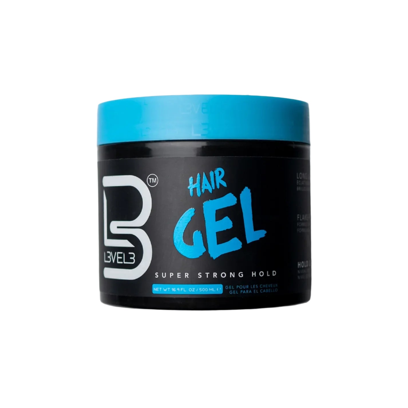 L3VEL3 Hair Gel Super Strong Hold - 16.9 fl oz