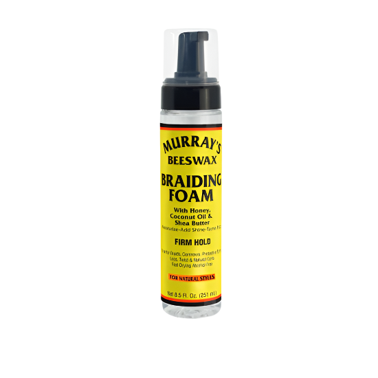Murrays Beeswax Braiding Foam Firm Hold For Natural Styles - 8.5 fl oz
