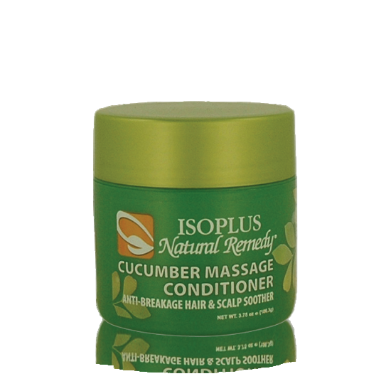 ISOPLUS Natural Remedy Cucumber Massage Conditioner Anti-Breakage Hair & Scalp Soother - 3.75 oz