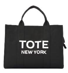 Red By Kiss Canvas Tote Bag - Black