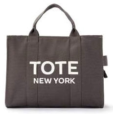 Red By Kiss Canvas Tote Bag - Black