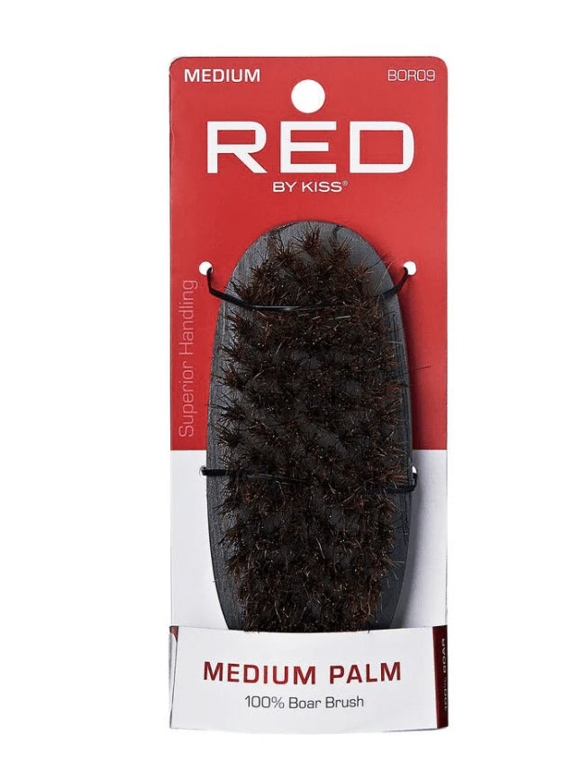 Red By Kiss Medium Palm 100% Boar Brush - BOR09