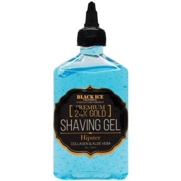 Black Ice Premium 24K Gold Shaving Gel - Hipster