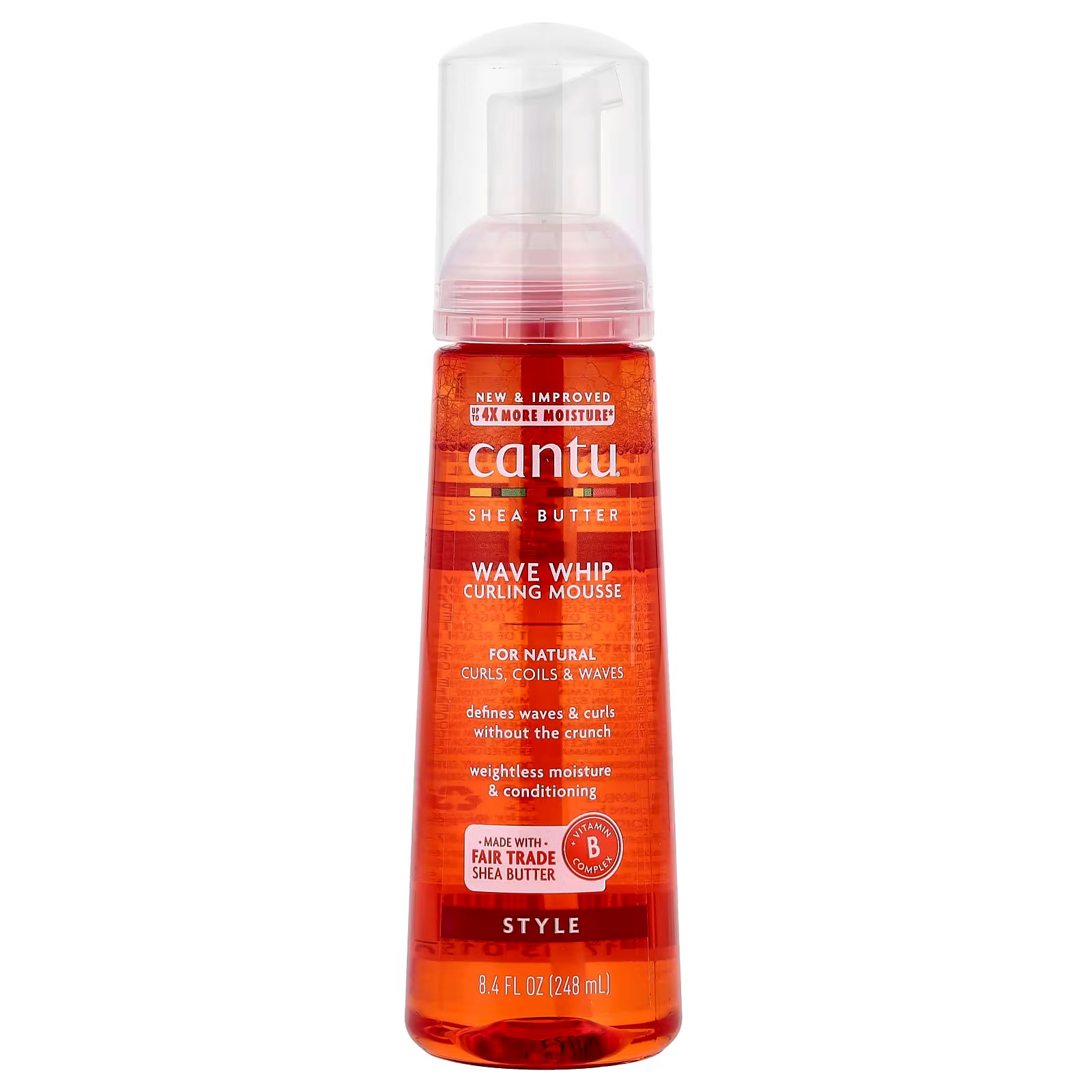 Cantu Shea Butter Wave Whip Curling Mousse - 8.4 fl oz