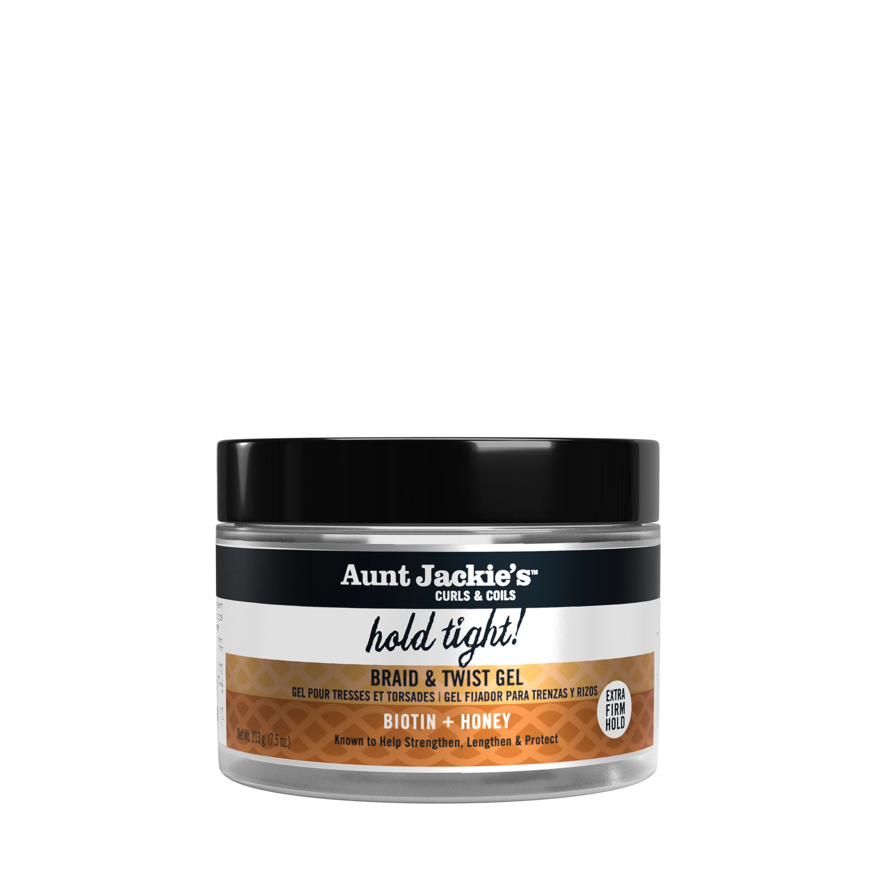 Aunt Jackie's Curls & Coils Hold Tight Braid & Twist Gel Biotin + Honey - 7.5 oz