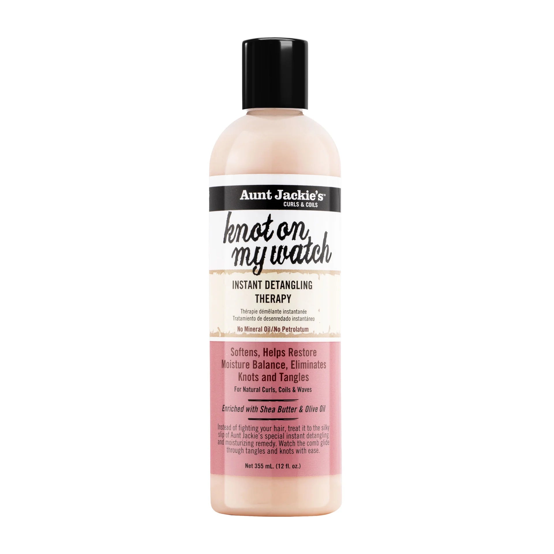 Aunt Jackie's Curls & Coils Knot on my watch Instant Detangling Therapy - 12 fl oz