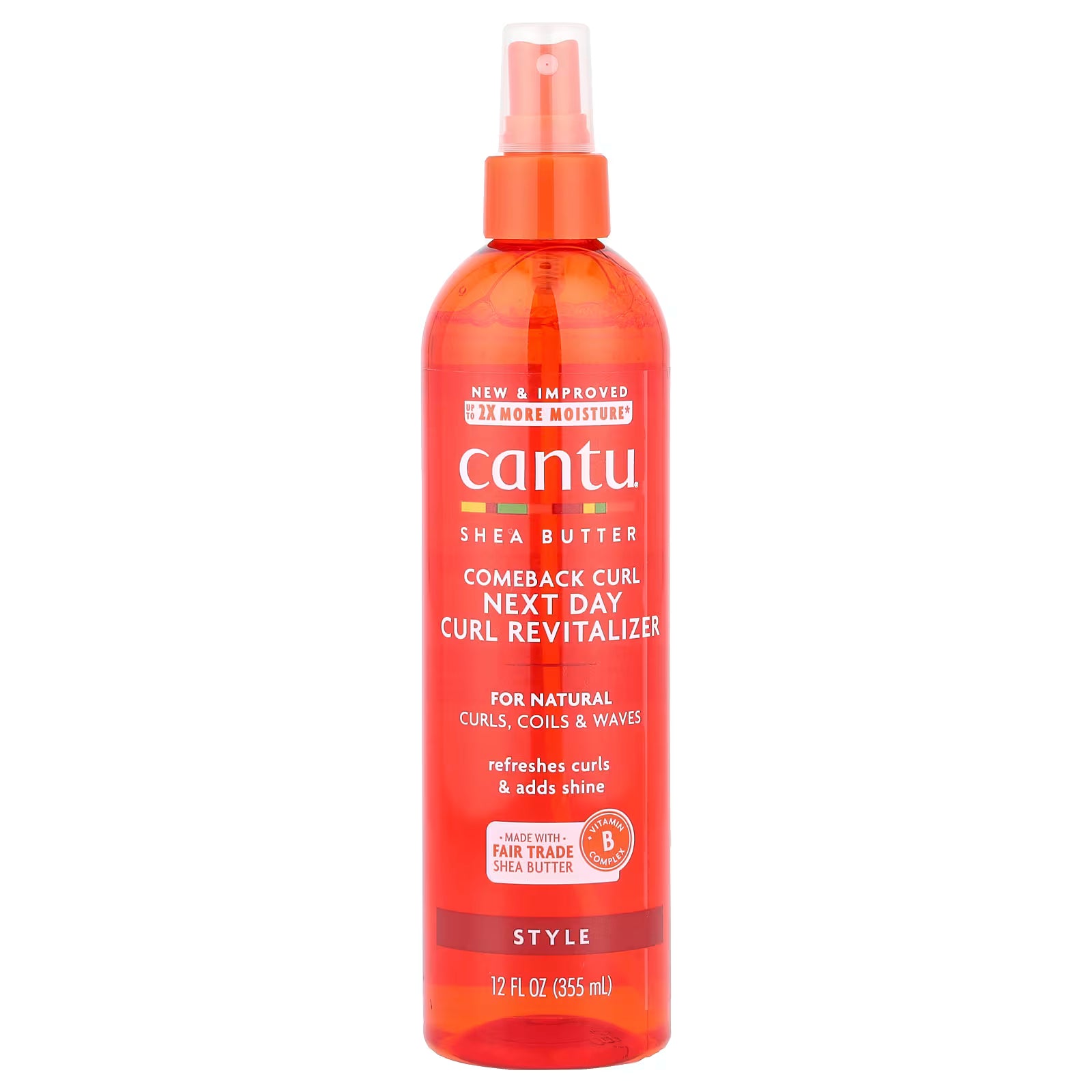 Cantu Shea Butter Comeback Curl Next Day Curl Revitalizer - 12 fl oz