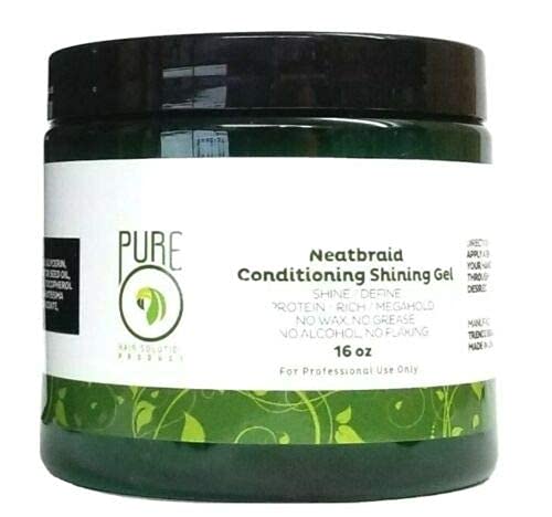 Pure Hair Solution NeatBraid Conditioning Shining Gel - 16 oz
