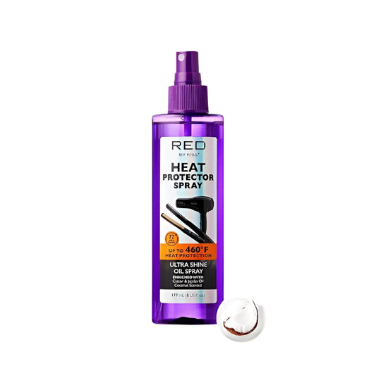 Red By Kiss Heat Protector Spray Ultra Shine Oil Spray - 6 fl oz