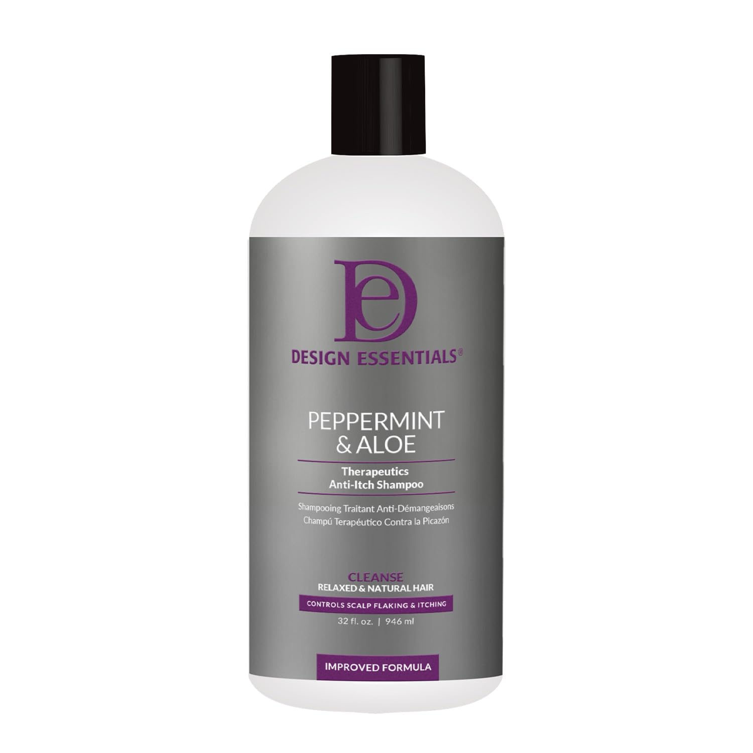 Design Essentials Peppermint & Aloe Therapeutics Anti-Itch Shampoo - 32 fl oz