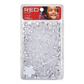 Red By Kiss Large Hair Beads - 240 Pcs (Clear)