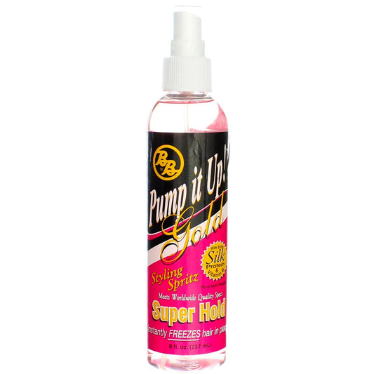 Bronner Bros Pump It Up Gold Styling Spritz - 8 fl oz