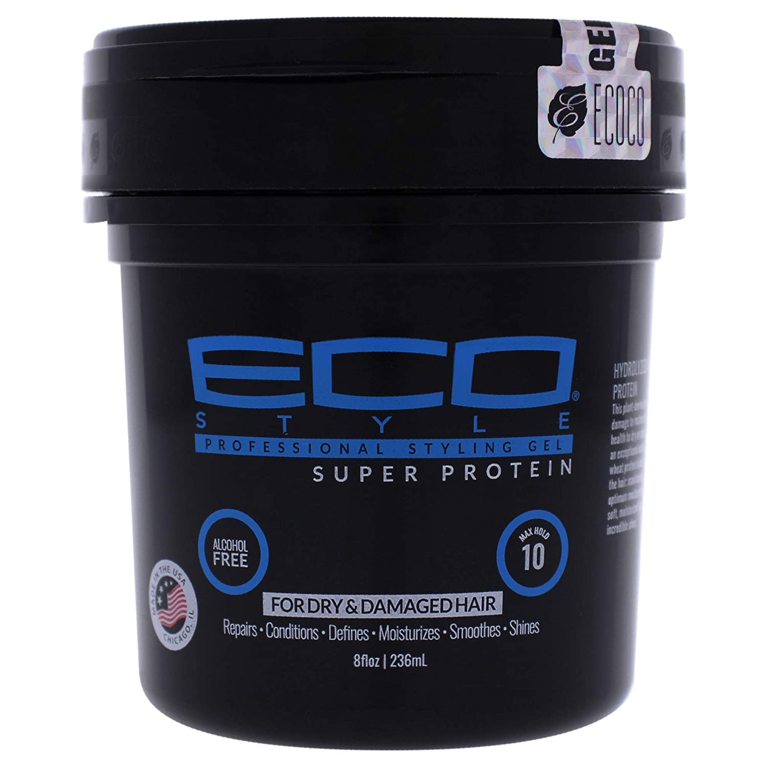 Eco Style Professional Styling Gel Super Protein - 8 fl oz