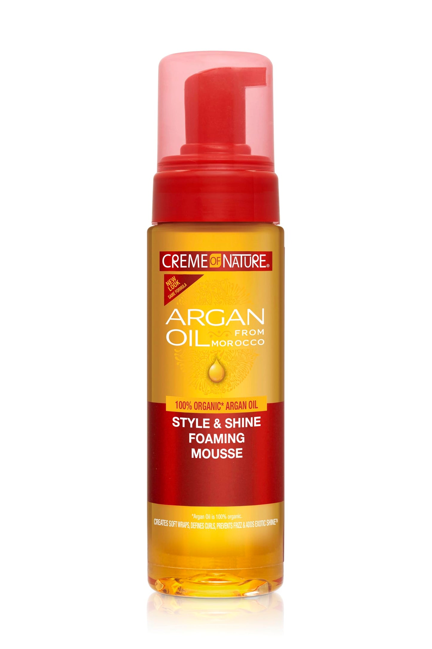 Creme Of Nature Argan Oil Style & Shine Foaming Mousse - 7 fl oz