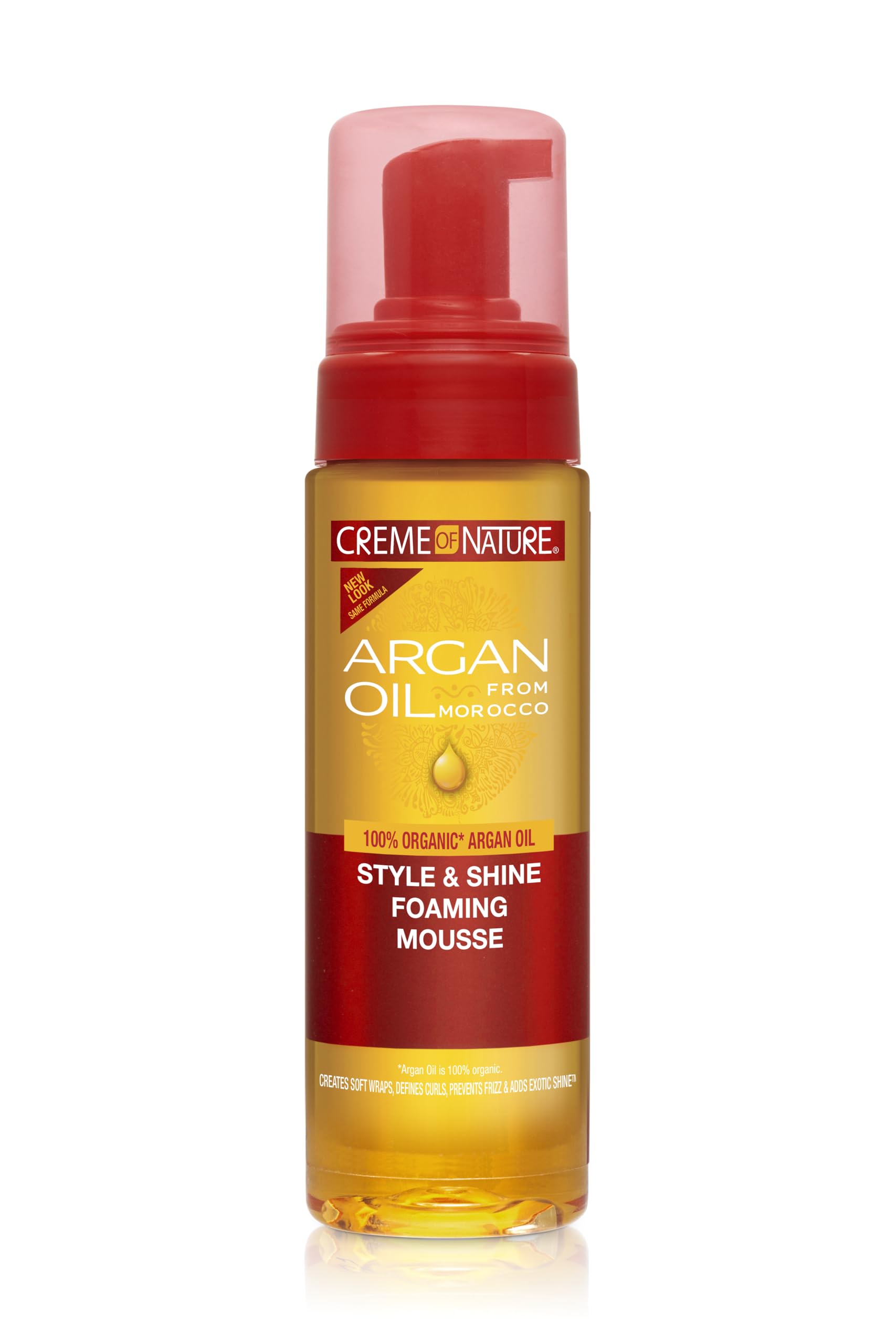 Creme Of Nature Argan Oil Style & Shine Foaming Mousse - 7 fl oz
