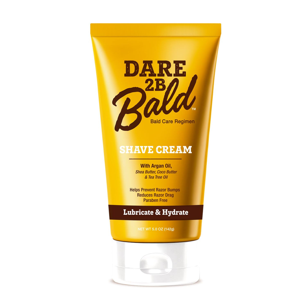 Dare 2b Bald Shave Cream with argan oil - 5.0 oz