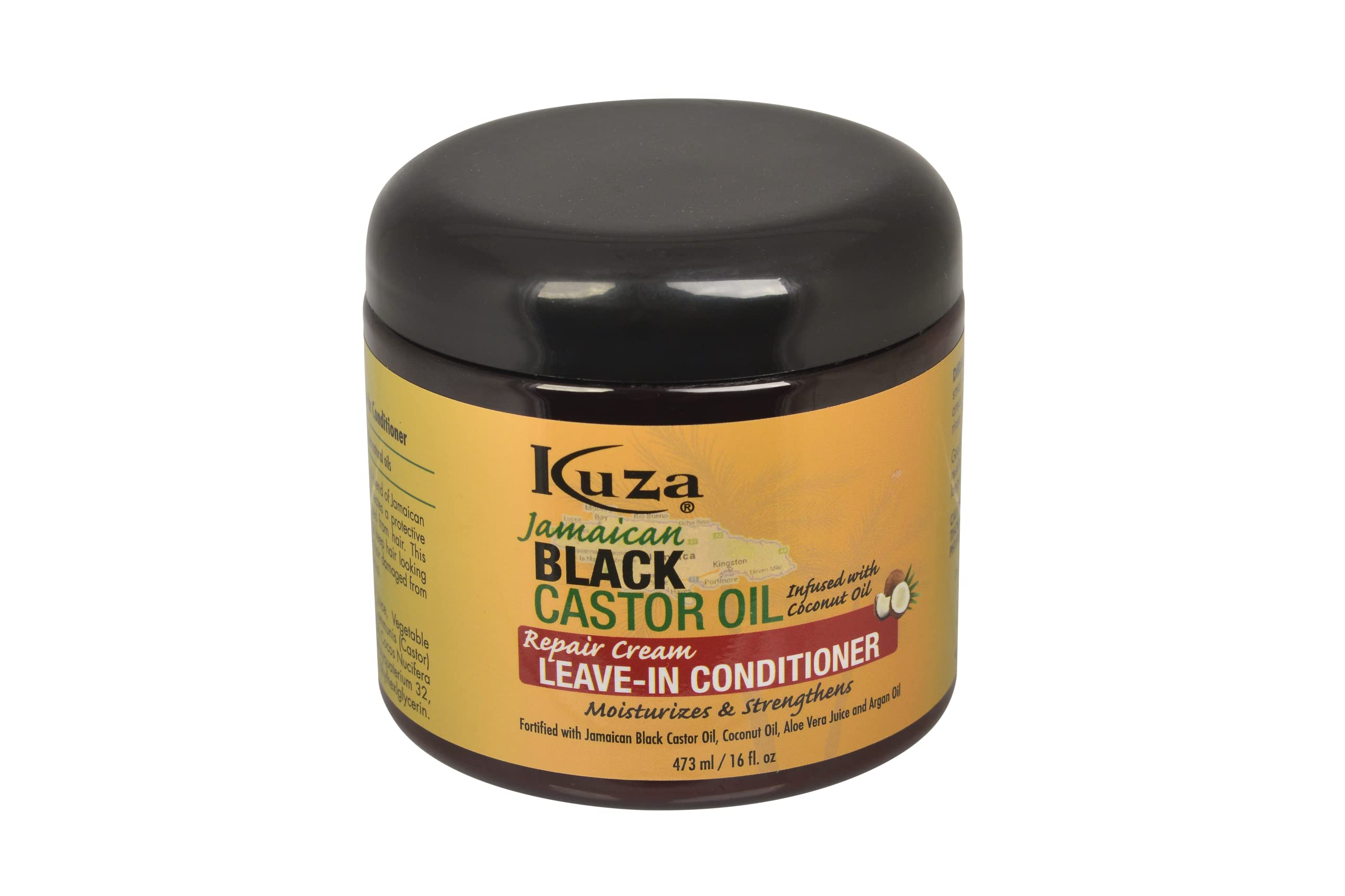 Kuza Jamaican Black Castor Oil Repair Cream Leave-in Conditioner - 16 fl oz