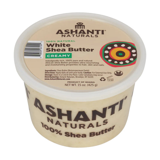 Ashanti Naturals 100% White Shea Butter Creamy - 15 oz