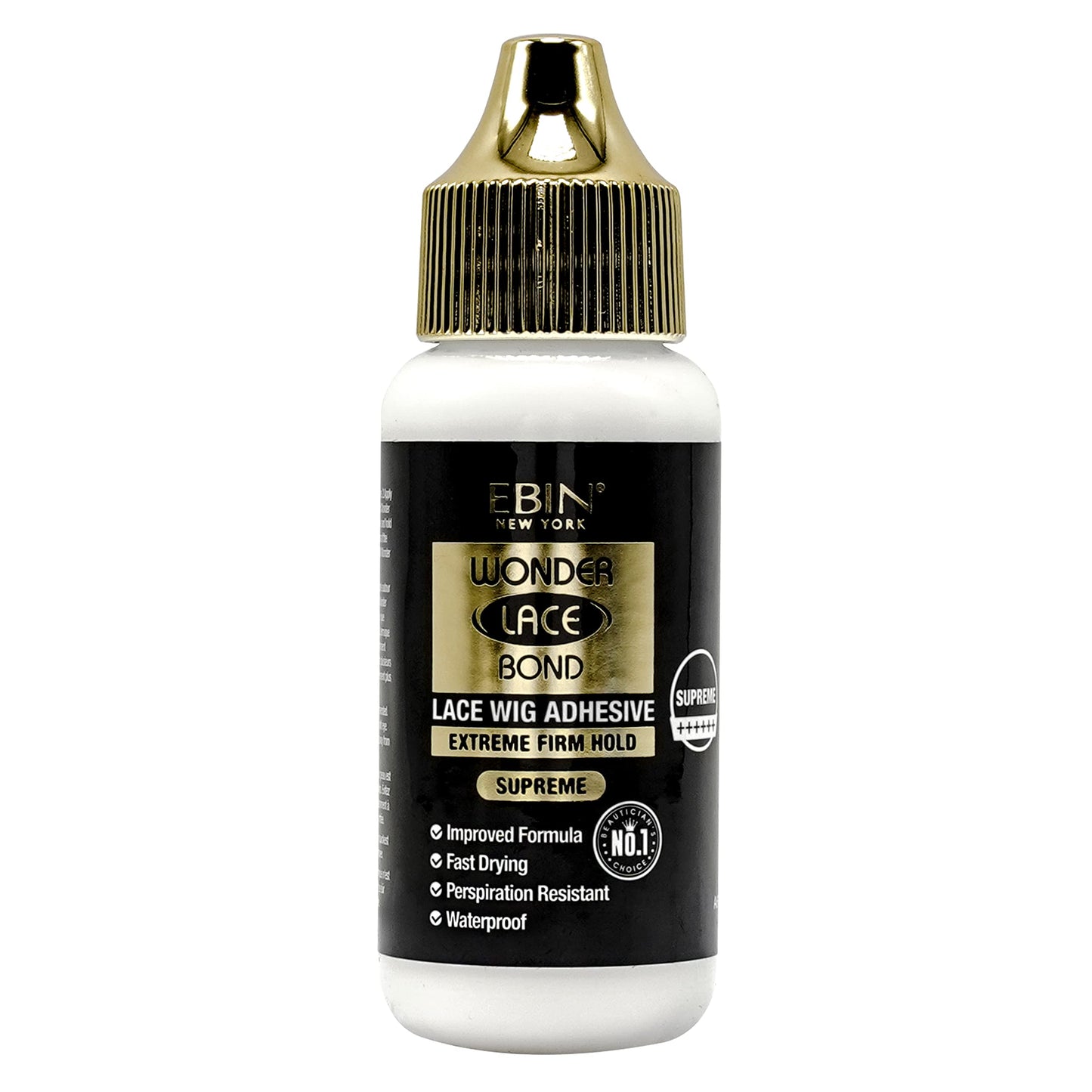 Ebin New York Wonder Lace Bond Lace Wig Adhesive Extreme Firm Hold - 3.04 fl oz