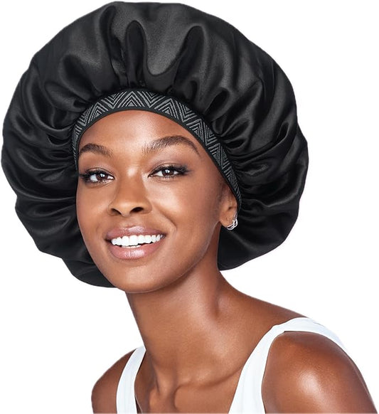 Red Adjustable Day & Night fashion Bonnet - X- Large - Aztec