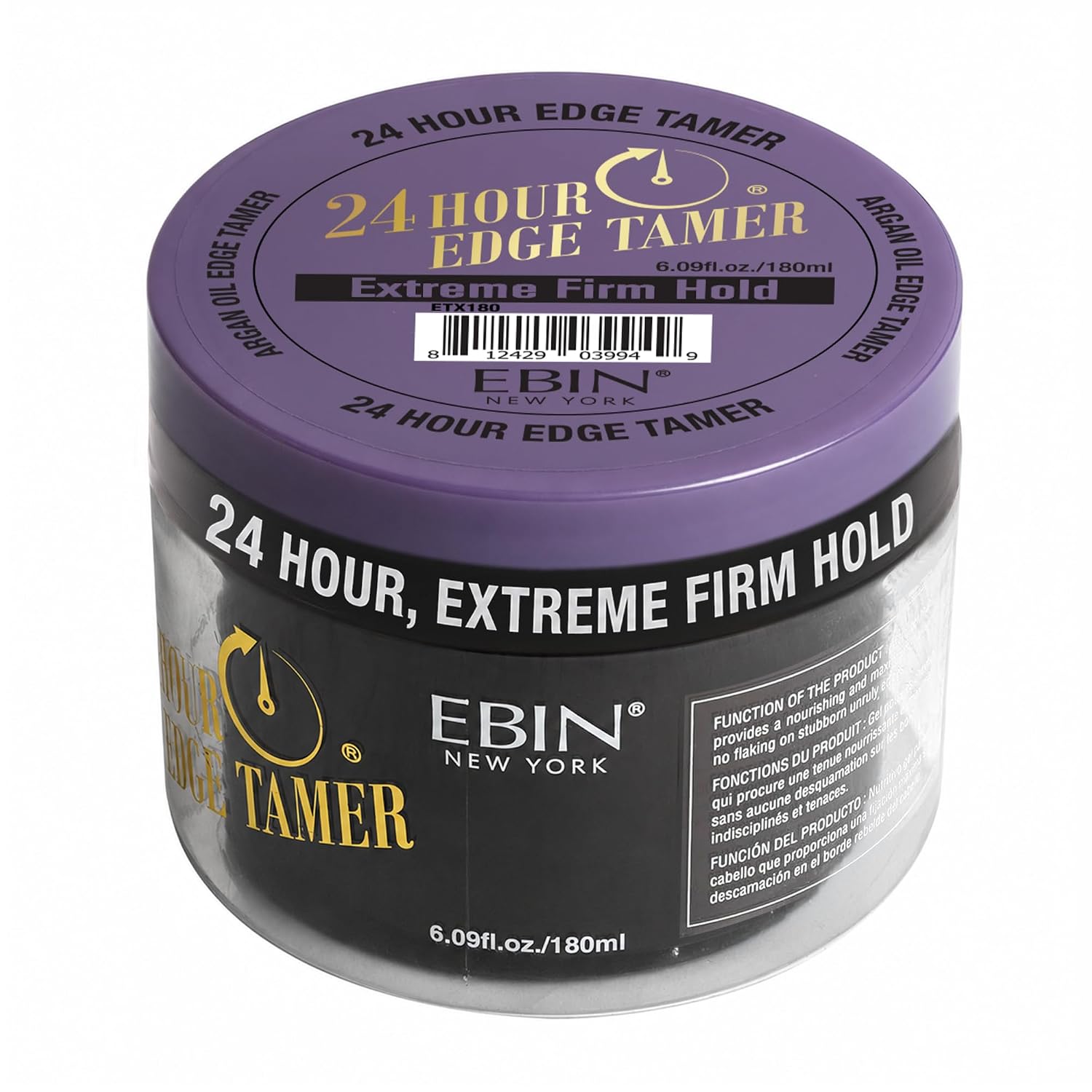 Ebin 24 Hour Edge Tamer Extreme Firm Hold - 6.09 fl oz