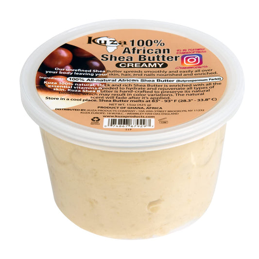 Kuza 100% African Shea Butter Creamy - 15 oz
