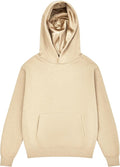 Arria By Kiss Satin Lined Hoodie - Taupe