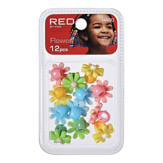 Red By Kiss Flower Claw Clip - 12 Pcs (Assorted Colors)
