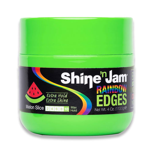 Shine N Jam Extra Hold Extra Shine Rainbow Edges - 4 oz {Melon Slice}