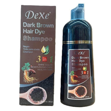 Dexe Dark Brown Hair Dye Shampoo - 13.5fl oz