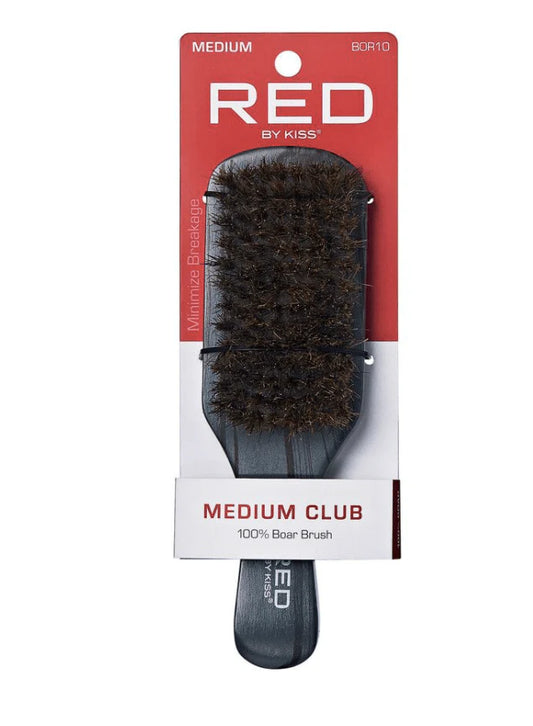 Red By Kiss Medium Club Boar Brush - BOR10