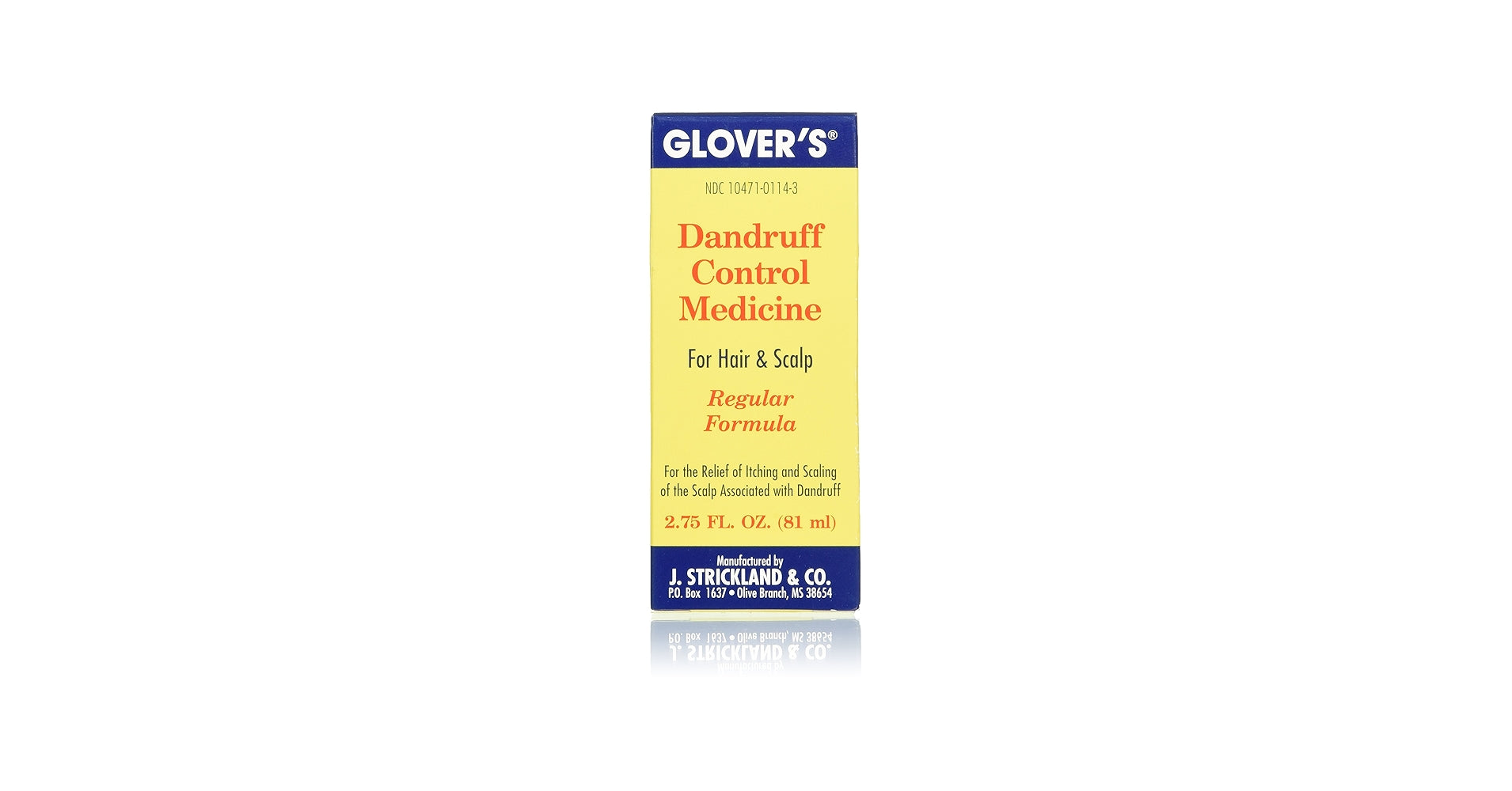 Glover's Dandruff Control Medicine Regular Formula - 2.75 fl oz