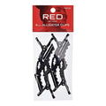 Red By Kiss Alligator Clips - Black (4pcs)