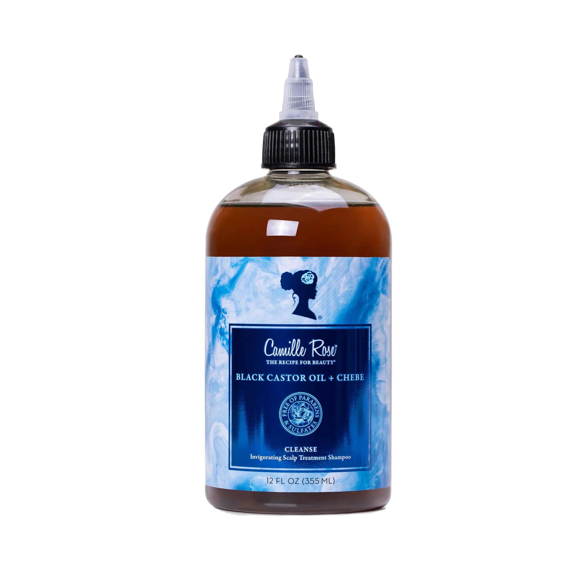 Camille Rose Black Castor Oil + Chebe Cleanse - 12 fl oz