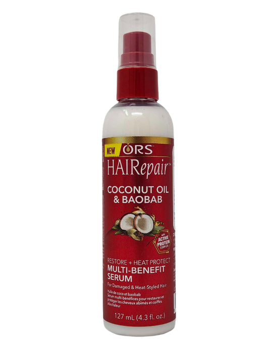 ORS Hair Repair Coconut Oil & Baobab Milti-Benefit Serum - 4.3 fl oz
